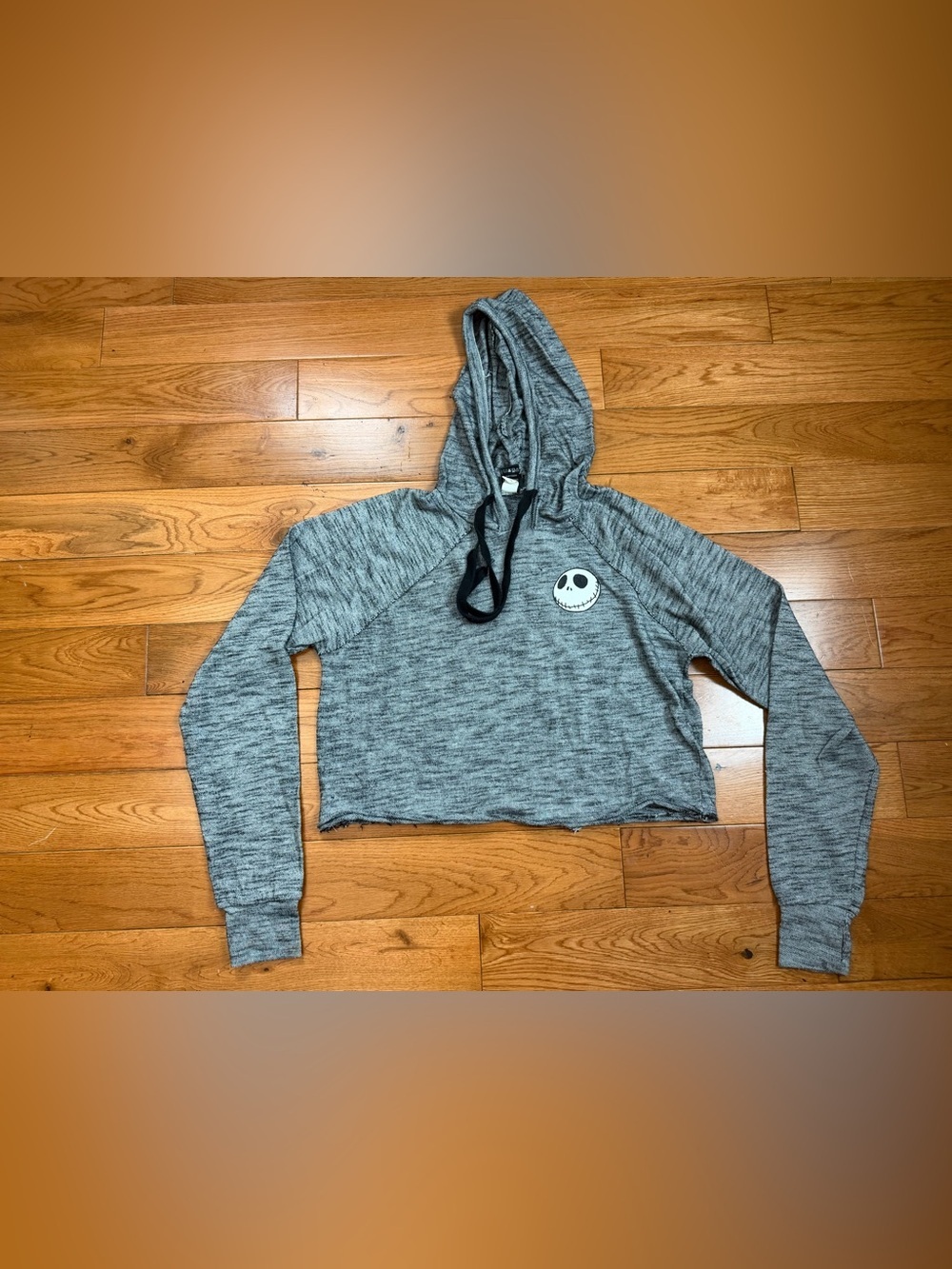 Nightmare Before Christmas Hot Topic Cropped Jack Skellington/Sally Hoodie